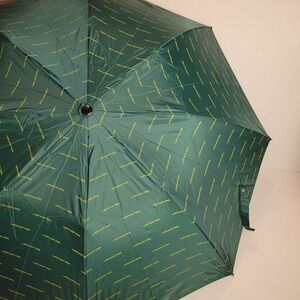 Capitalist Tool Umbrella Green Forbes VTG NWT Automatic Self Opener Economy